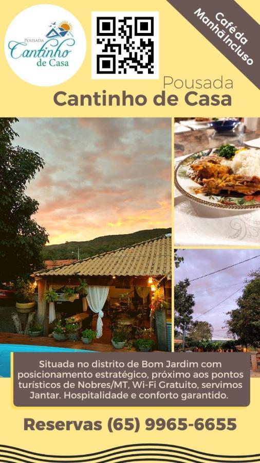 Pousada Cantinho De Casa Nobres Exterior foto